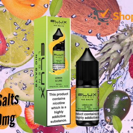 Elux Legend 10ml E-Liquids LEMON & LIME Nic Salts -10mg