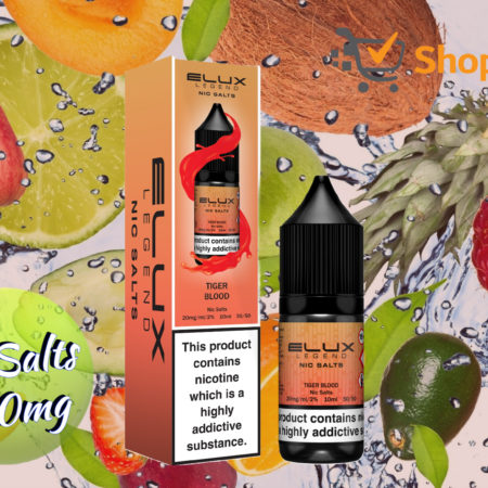 Elux Legend 10ml E-Liquids TIGER BLOOD Nic Salts -20mg