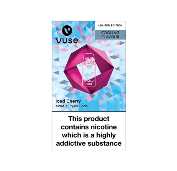 VUSE ePOD Iced Cherry Nic Salts eLiquid Pods - Image 2