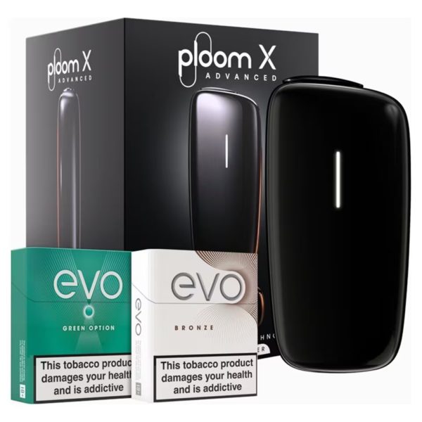 Ploom X Advanced Heated Tobacco Device & Tobacco Sticks 2 x 20 Pack