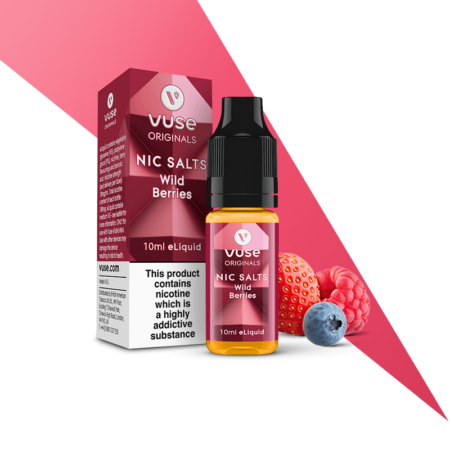 Vuse Wild Berries Nic Salts eLiquid Bottle