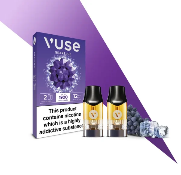 Vuse Pro Grape Ice eLiquid Pods