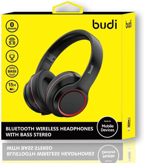 BUDI Bluetooth Wireless Headphone 5.0