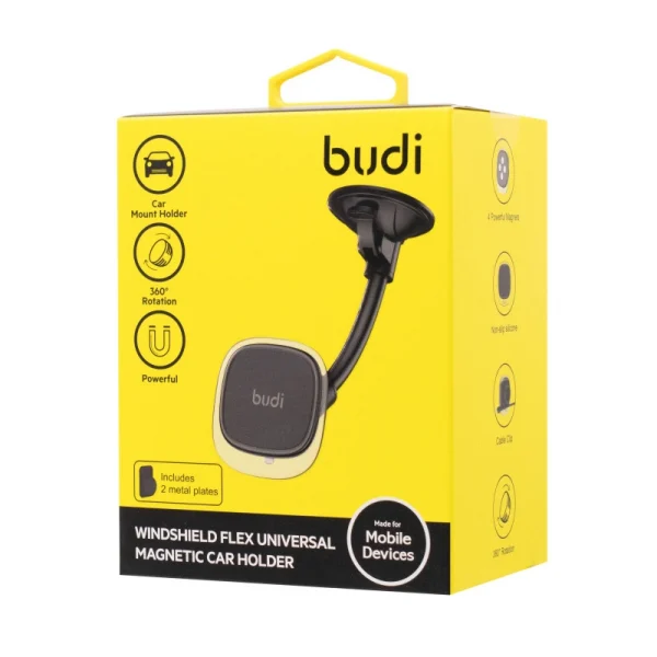 Budi Windshield Flex Universal Magnetic Car Holder
