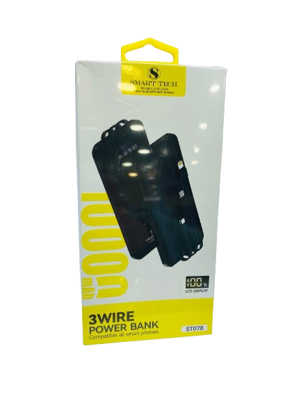 Smart TECH3 Wire Power Bank