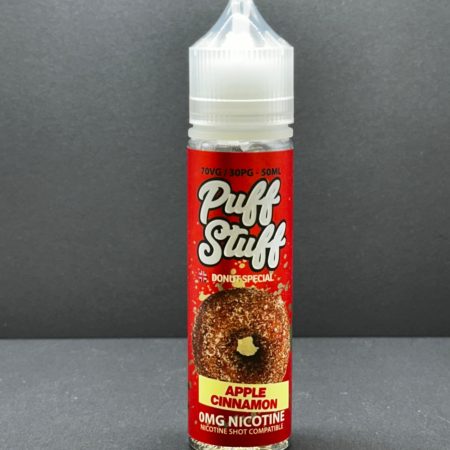 Puff Stuff Apple Cinnamon E Liquid Juice Nic Salt 20