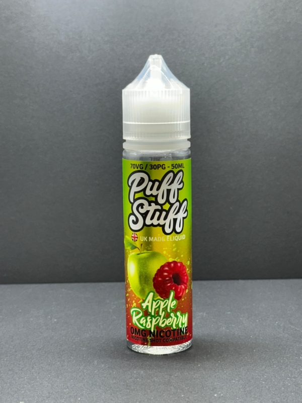 Puff Stuff Apple Raspberry E Liquid Juice Nic Salt 20