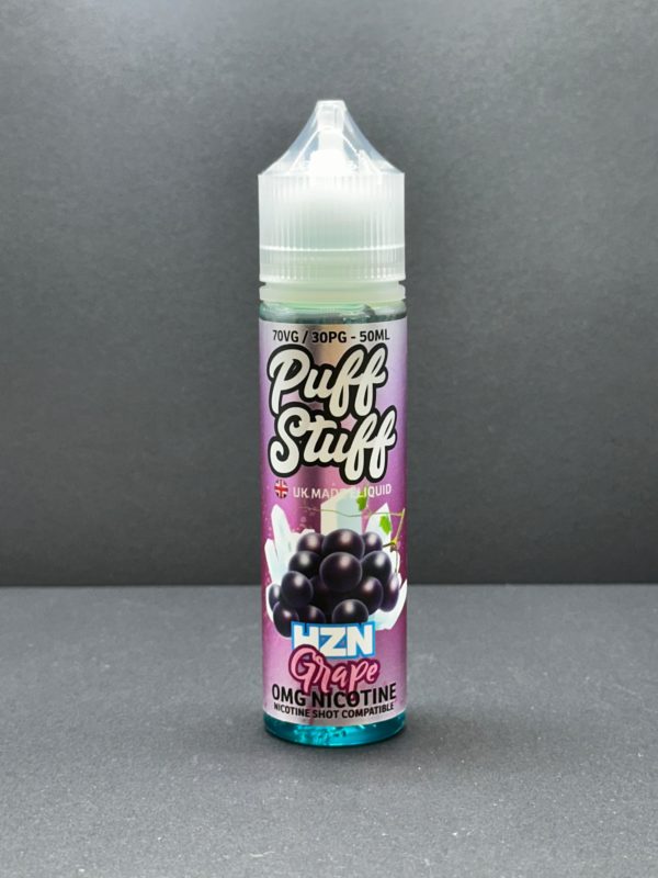 Puff Stuff HZN Grape E Liquid Juice Nic Salt 20