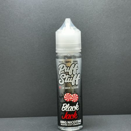 Puff Stuff Black Jack E Liquid Juice Nic Salt 20