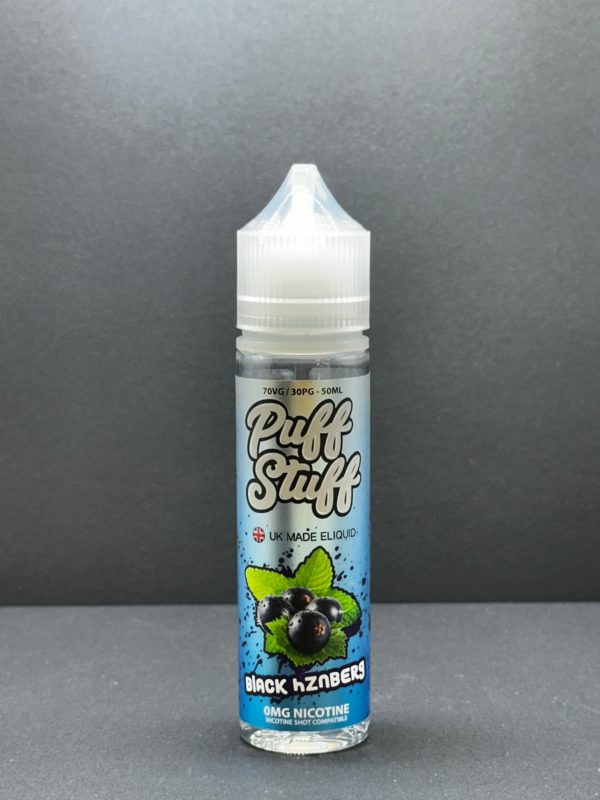Puff Stuff Black Hznberg E Liquid Juice Nic Salt 20