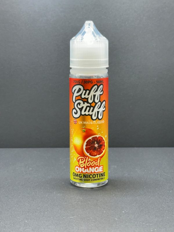 Puff Stuff Blood Orange E Liquid Juice Nic Salt 20