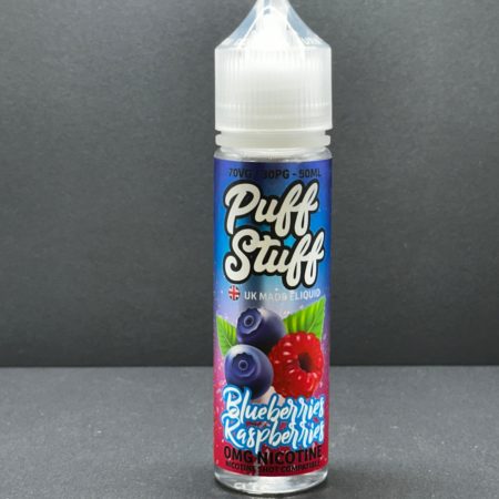 Puff Stuff Blueberries Raspberries E Liquid Juice Nic Salt 20