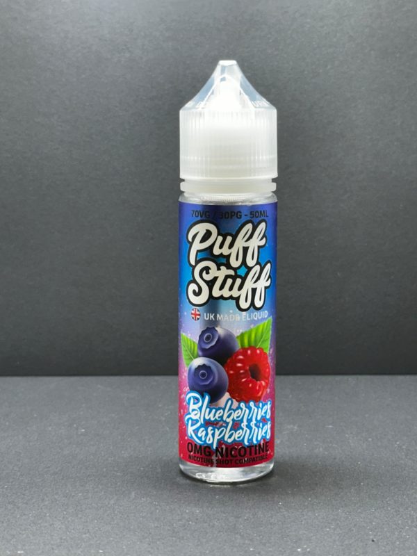 Puff Stuff Blueberries Raspberries E Liquid Juice Nic Salt 20