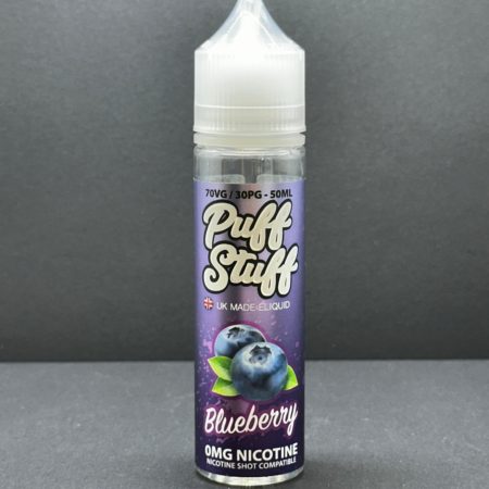 Puff Stuff Blueberry E Liquid Juice Nic Salt 20