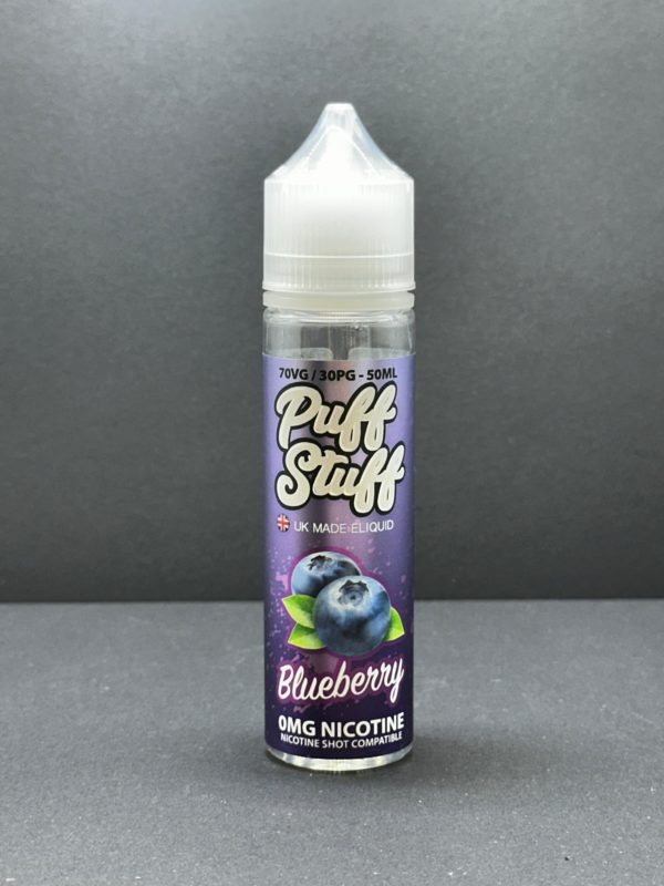 Puff Stuff Blueberry E Liquid Juice Nic Salt 20