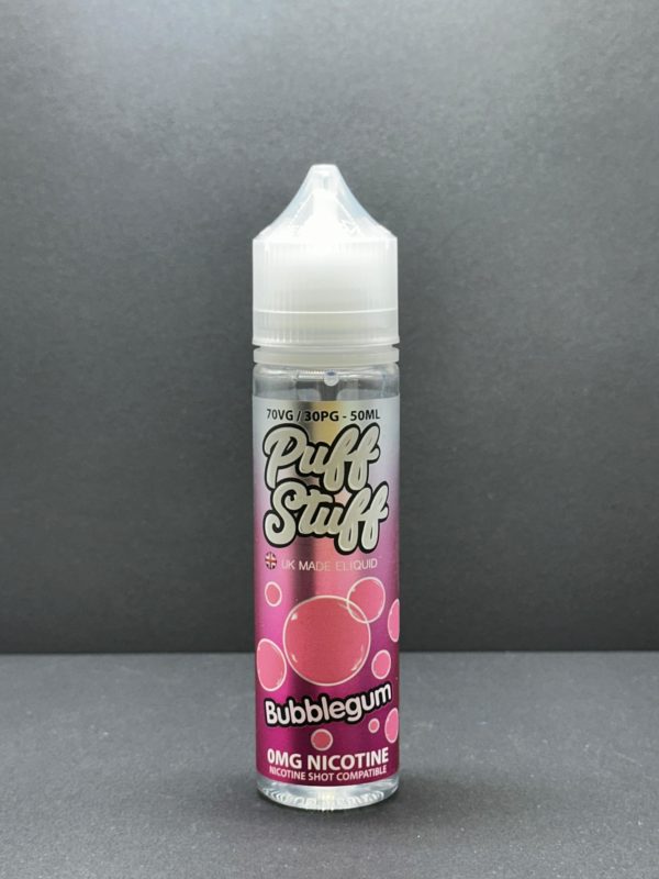 Puff Stuff Bubblegum E Liquid Juice Nic Salt 20