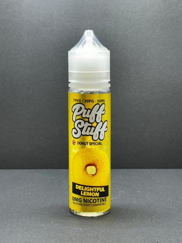 Puff Stuff Delightful Lemon E Liquid Juice Nic Salt 20