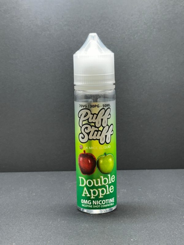 Puff Stuff Double Apple E Liquid Juice Nic Salt 20