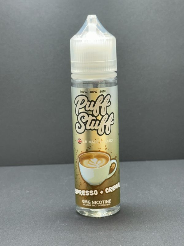 Puff Stuff Espesso Cream E Liquid Juice Nic Salt 20