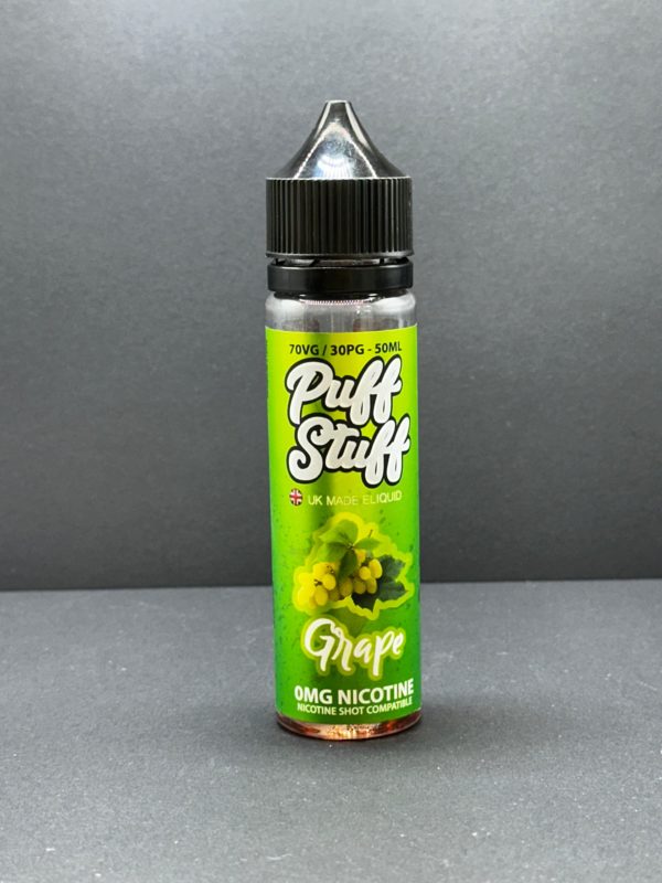 Puff Stuff Grape E Liquid Juice Nic Salt 20