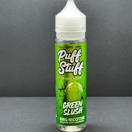 Puff Stuff Green Slush E Liquid Juice Nic Salt 20