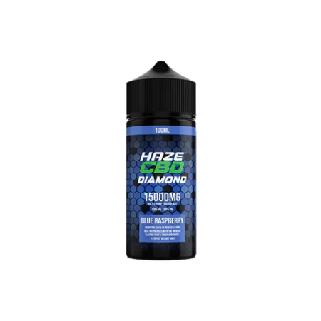 Haze CBD Diamond E-liquid 100ml Blue Raspberry