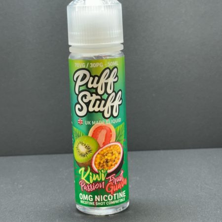 Puff Stuff Kiwi Passion Fruit Guava E Liquid Juice Nic Salt 20