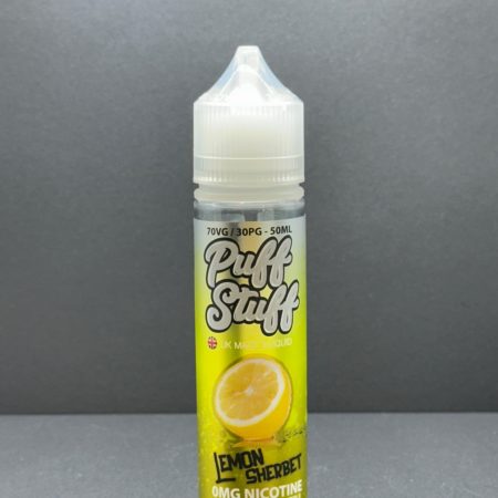 Puff Stuff Lemon Sherbet E Liquid Juice Nic Salt 20