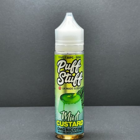 Puff Stuff Mint Custard E Liquid Juice Nic Salt 20