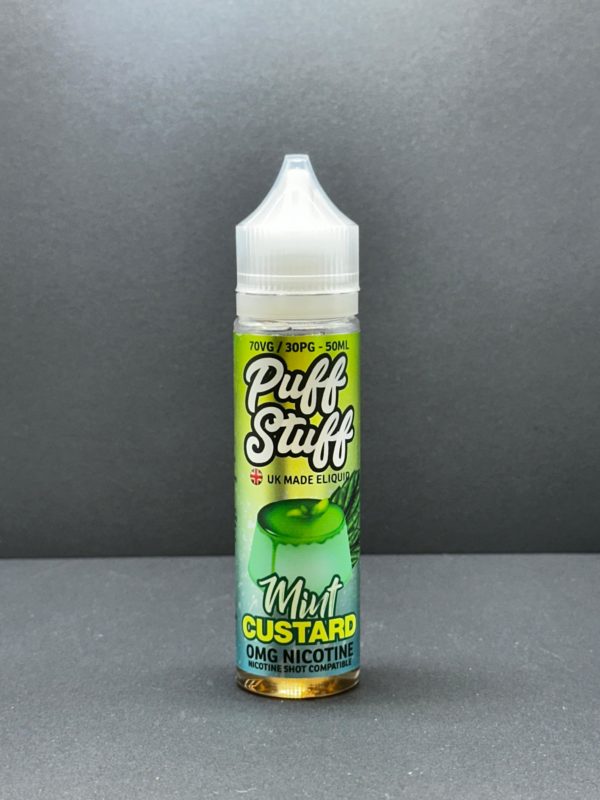 Puff Stuff Mint Custard E Liquid Juice Nic Salt 20