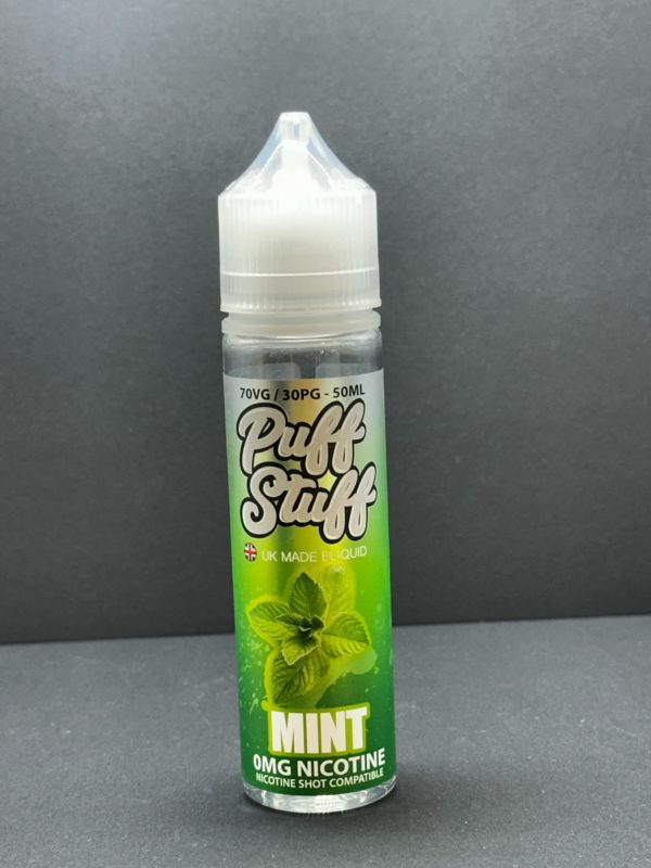Puff Stuff Mint E Liquid Juice Nic Salt 20