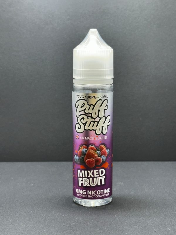Puff Stuff Mixed Fruit E Liquid Juice Nic Salt 20