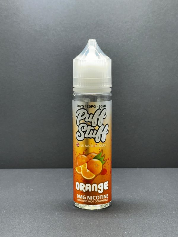Puff Stuff Orange E Liquid Juice Nic Salt 20