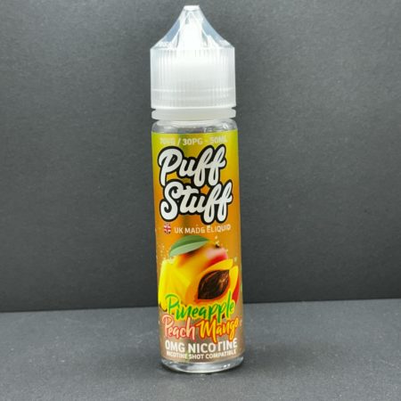 Puff Stuff Pinapple Peach Mango E Liquid Juice Nic Salt 20