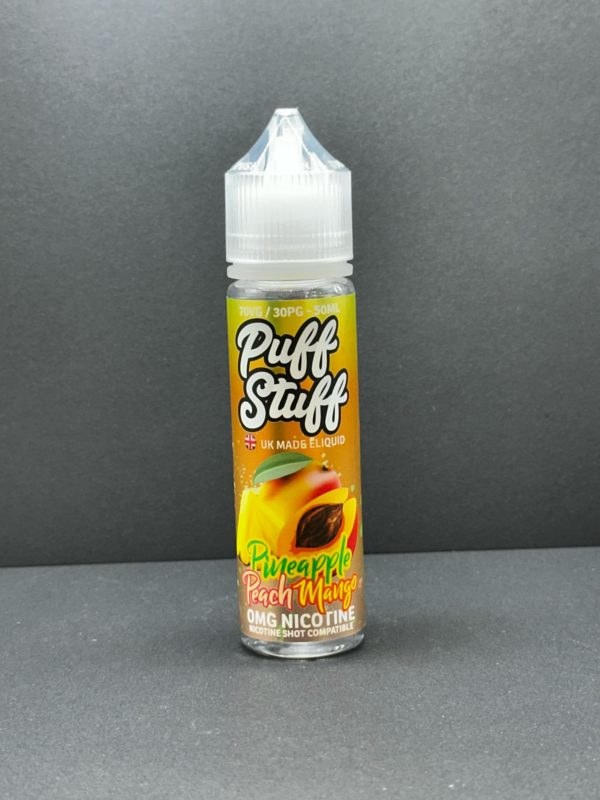 Puff Stuff Pinapple Peach Mango E Liquid Juice Nic Salt 20