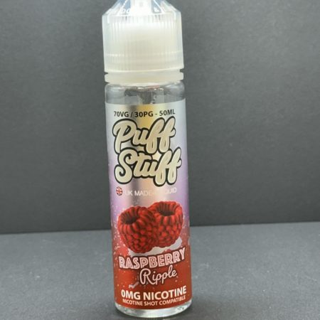 Puff Stuff Raspberry Ripple E Liquid Juice Nic Salt 20