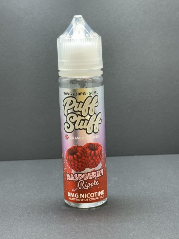 Puff Stuff Raspberry Ripple E Liquid Juice Nic Salt 20