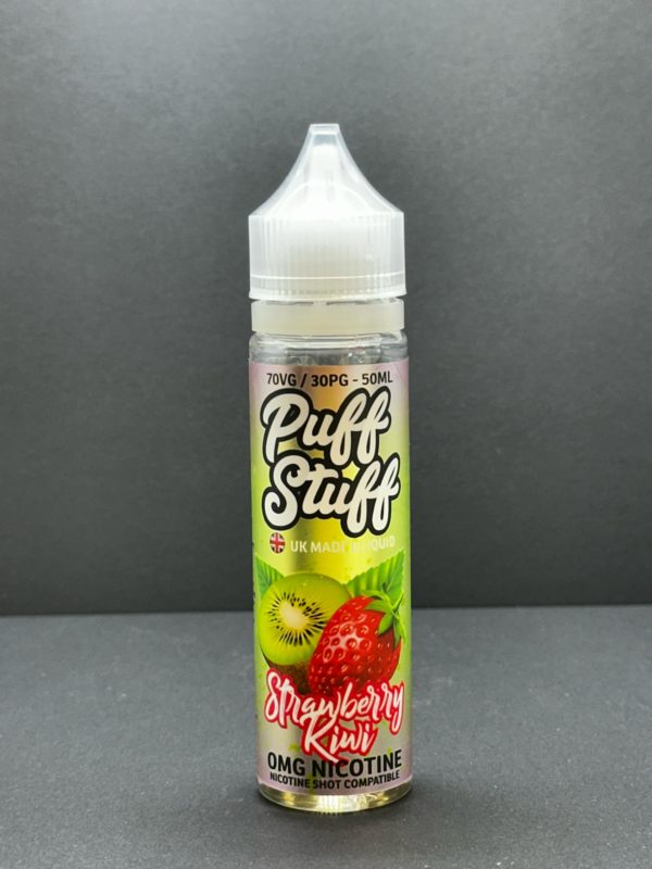 Puff Stuff Strawberry Kiwi E Liquid Juice Nic Salt 20