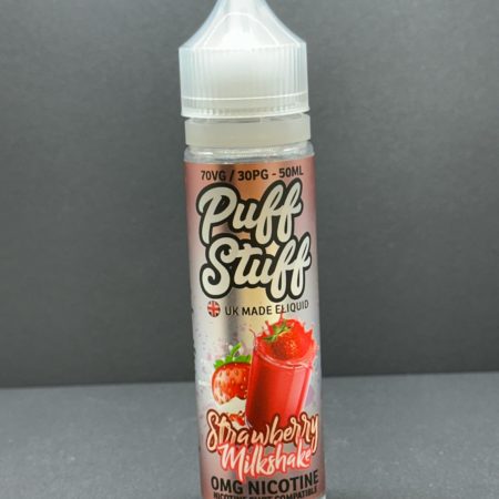 Puff Stuff Strawberry Milkshake E Liquid Juice Nic Salt 20