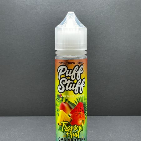 Puff Stuff Tropical Fruit E Liquid Juice Nic Salt 20