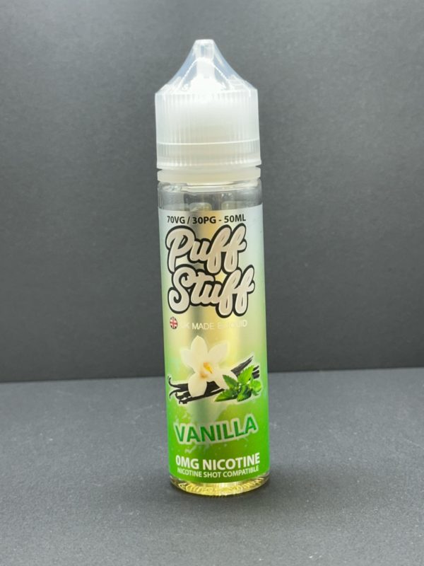 Puff Stuff Vanilla E Liquid Juice Nic Salt 20