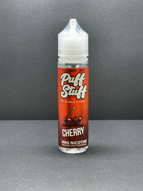 Puff Stuff Cherry E Liquid Juice Nic Salt 20
