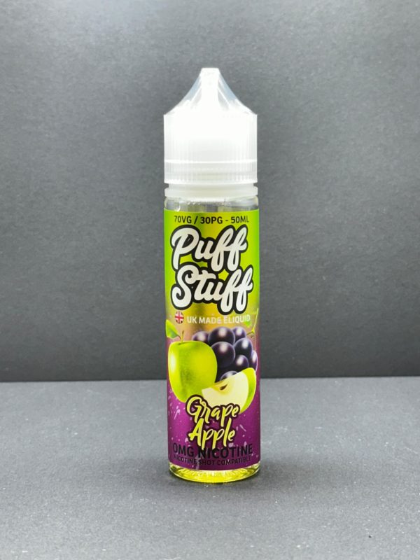 Puff Stuff Grape Apple E Liquid Juice Nic Salt 20