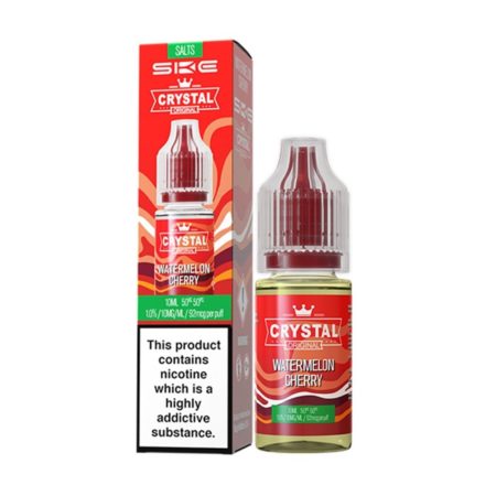 SKE Crystal Nic Salt E-Liquid 10ml - Watermelon Cherry