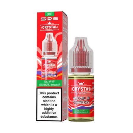 SKE Crystal Nic Salt E-Liquid 10ml - Watermelon Strawberry