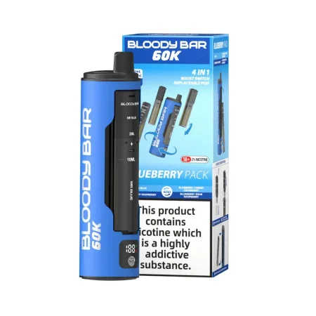 Bloody Bar 60K Blueberry Pack Prefilled Vape Kit