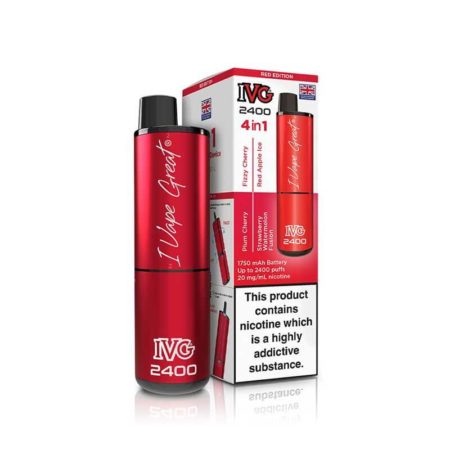 IVG 2400 4in1Red Edition Prefilled Pod Vape Kit