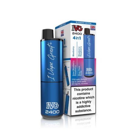 IVG 2400 4in1Blueberry Edition Prefilled Pod Vape Kit