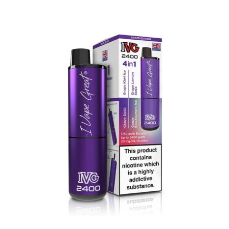 IVG 2400 4in1Grape Edition Prefilled Pod Vape Kit