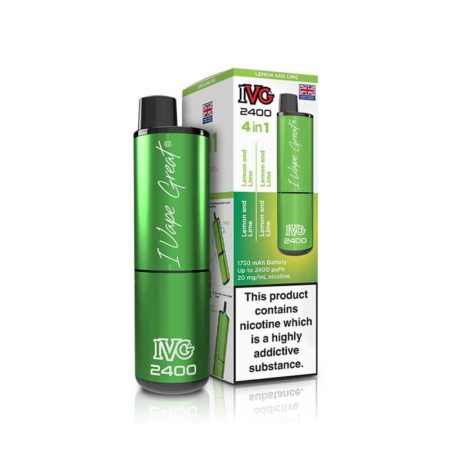 IVG 2400 4in1Lemon And Lime Prefilled Pod Vape Kit
